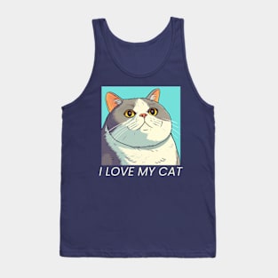 I love My Cat Tank Top